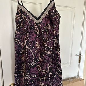 Purple and black nightie